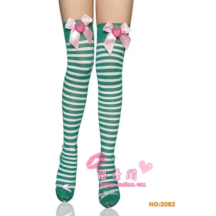 Высококачественное женское Брендовое нижнее белье сексуальные чулки кружевные носки с бантиком выше колена ультратонкие прозрачные женские чулки