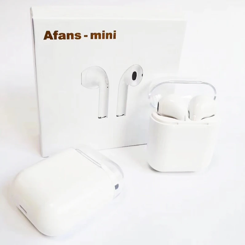 Dropshipping Bluetooth Mini Double ear IFANS Earbuds Earphone Wireless Air Headsets pods with mic for IPhone 8 7 Plus 6s Android