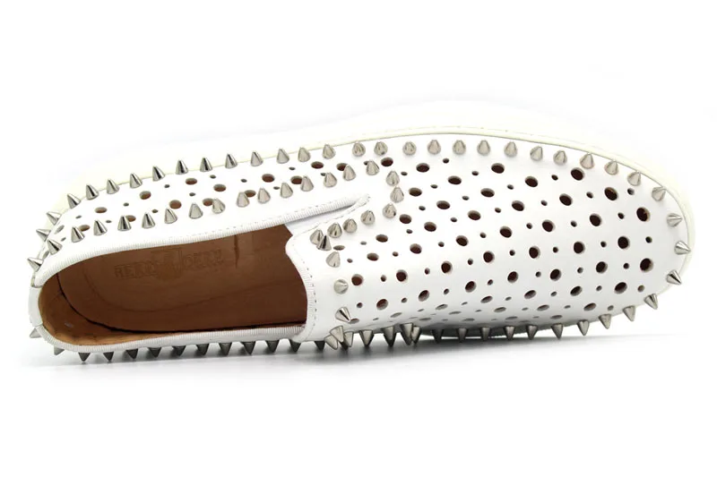 Respirável Sapatos Baixos Tênis Branco De Couro