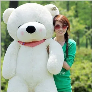 Набитый плюшевый большой 200 см белый плюшевый мишка сонный медведь игрушка куклы в подарок подарки w1089