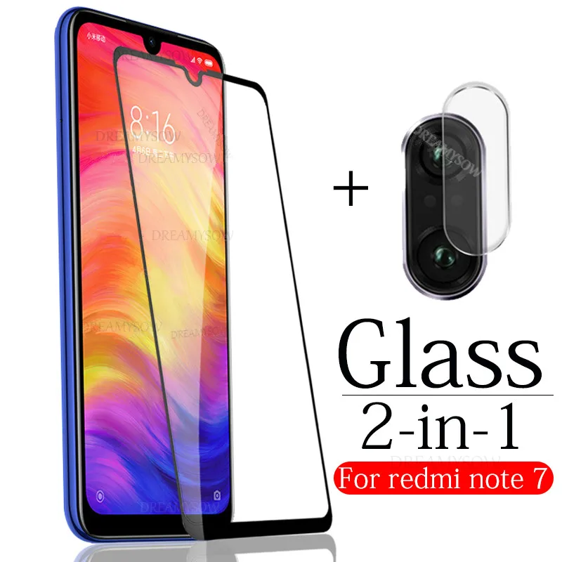 

2 in 1 Camera Lens Film Protector For XiaoMi Mi 9T Pro 5X A1 Redmi 7A K20 Pro Note 7 6 5 Pro 4X Tempered Glass Screen Protector