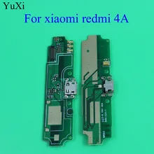 Юйси для Xiaomi Redmi 4A USB разъем зарядки порт док-станция гибкий кабель с микрофоном Замена платы