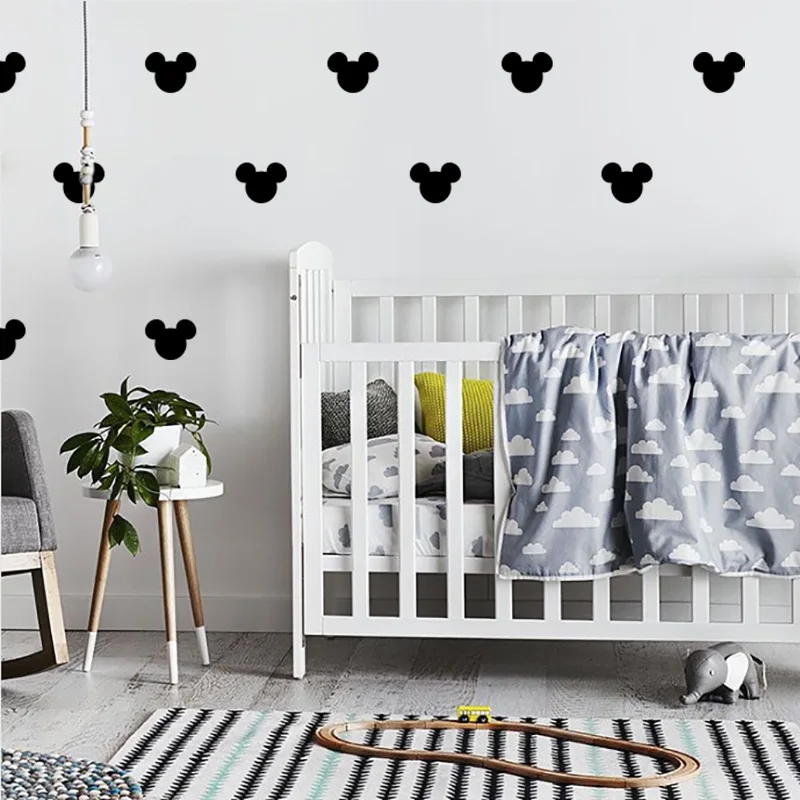 Mickey Mouse Baby Room Home Decor Wall Sticker For Kids Mickey Mouse Baby Room Home Decor