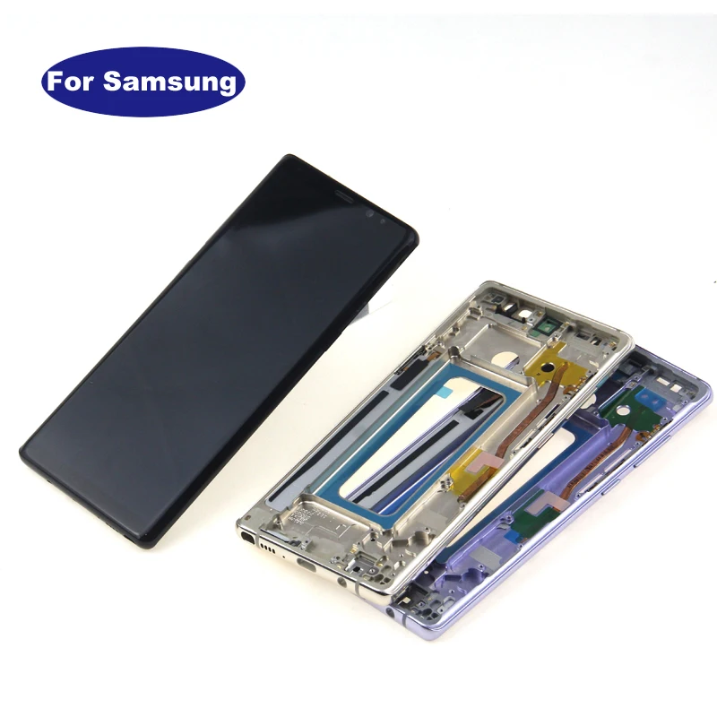 SUPER AMOLED дисплей для SAMSUNG Galaxy NOTE8 LCD N950 N950F сенсорный экран Запасные части +