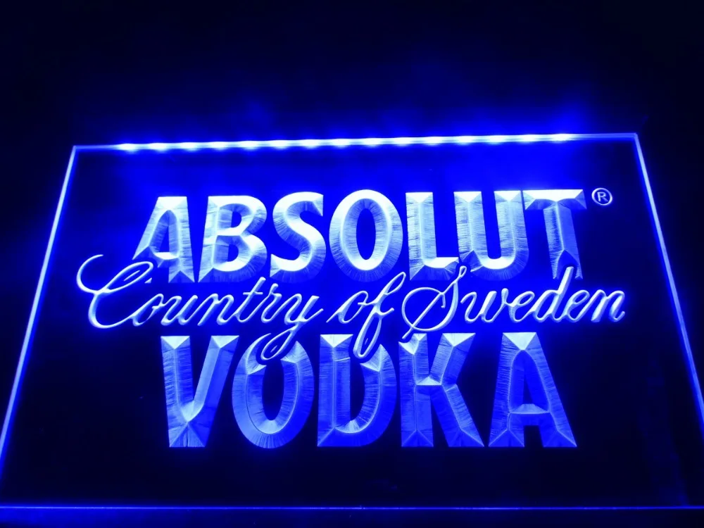 

LE025- Absolut Vodka Country of Sweden Beer Neon Bar Light Sign