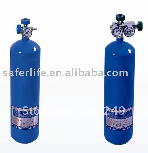 oxygen cylinder First Aid Oxygen container for hospital or clinic on