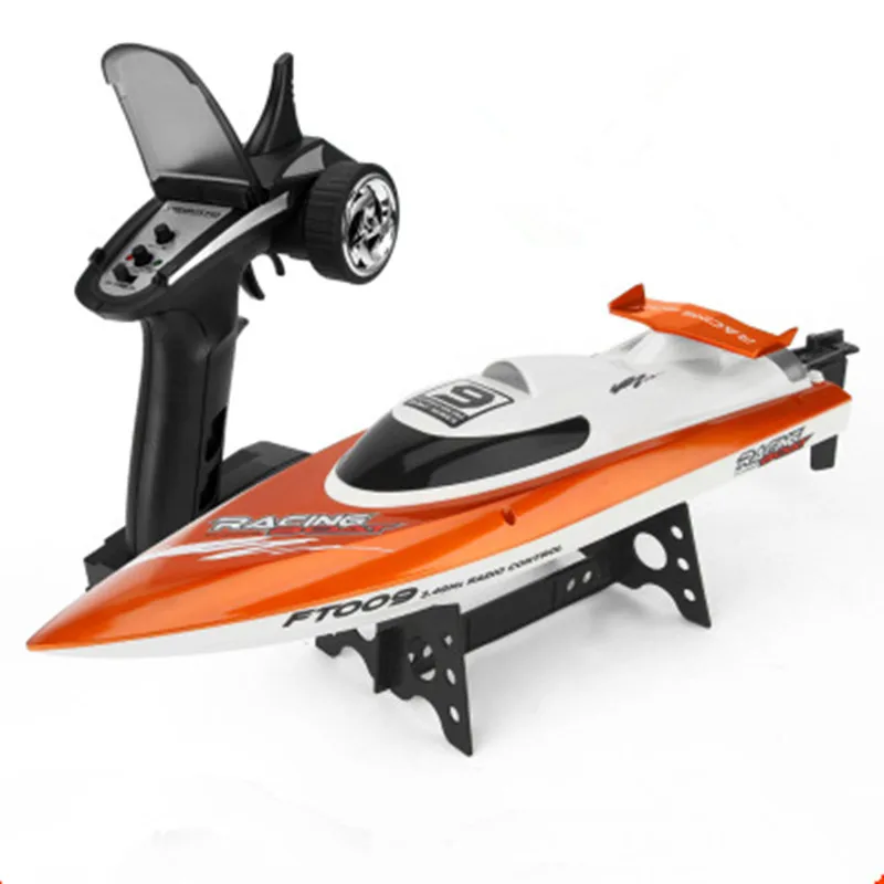 Гоночная лодка FeiLun FT009 2 4G RC высокая скорость анти крушение дистанционное