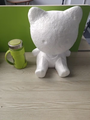 Polystyrene Styrofoam foam Animal Model Shape White  Balls  Crafts For children/kids DIY handmade materials  many styles/sizes high 30cm  cat