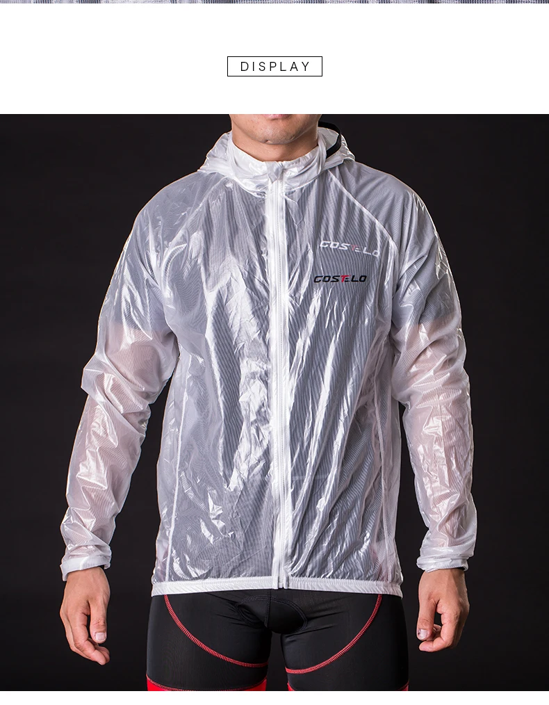 Unisex Cycling Bicycle Bike Jacket Jersey Raincoat Windcoat Windproof