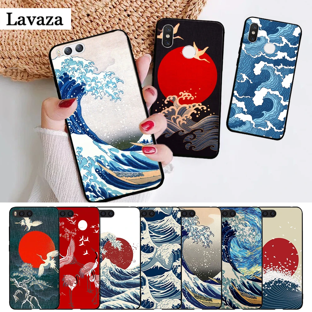 Hokusai The Great Wave off Kanagawa силиконовый чехол для Xiaomi MI 5X 6 6X 8 9 SE 9T Pro CC9E CC9 A3 F1 A1 A2 Lite MAX 3 |