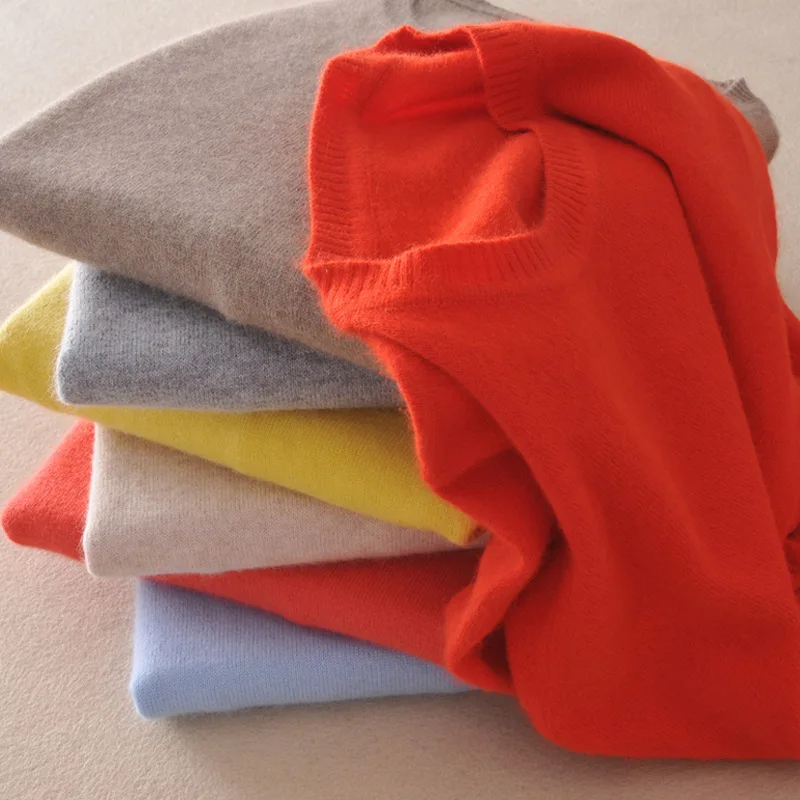 Women's Winter Sweater Round Neck Pullover Sweater Solid Color Female Slim Bottoming Shirt Long Sleeves Knitted Sweaters Ladies Women's Winter Sweater Round Neck Pullover Sweater Solid Color Female Slim Bottoming Shirt Long Sleeves Knitted Sweaters Ladies