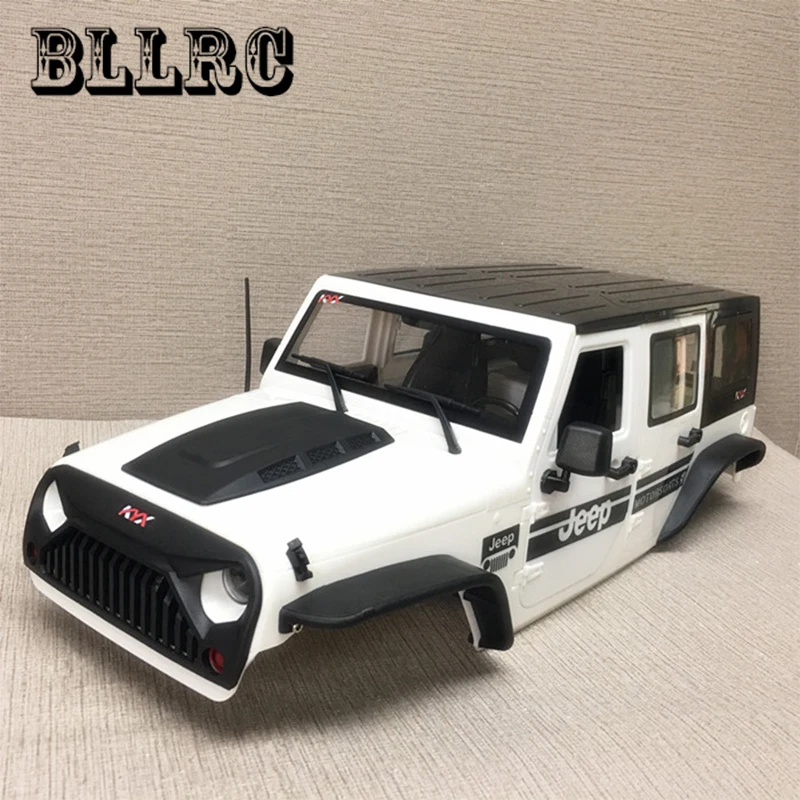 

KYX simulation climbing car Wrangler car shell 313mm wheelbase 1/10 hard shell DIY with interior JEEP car shell