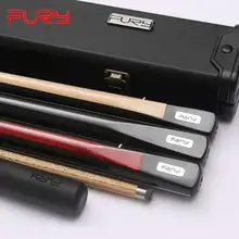 FURY MC 3 4 Кии для снукера 10 мм наконечники, зольный вал, 3 цвета, опция, чехол для снукера, набор ручных бильярдных палок, Китай