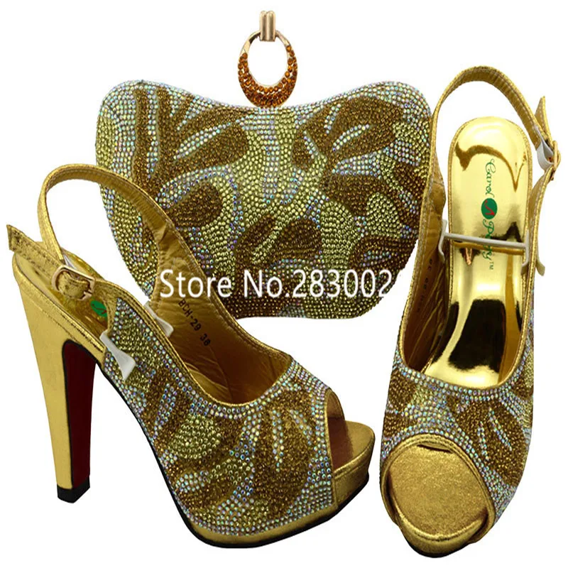 BCH-29 Gold Size 38-42 Heel 12cm 1.1kg RMB215_