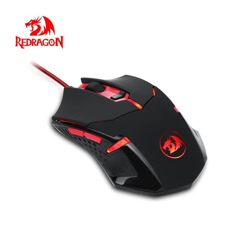 Мышь игровая Redragon M601 CENTROPHORUS-3200 dpi игровая мышь черная для ПК 6 кнопок Настройка веса#20