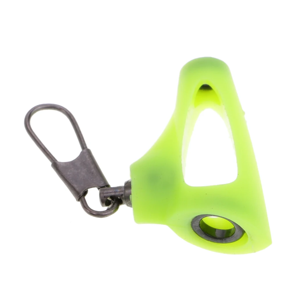 3pcs Stainless Steel & ABS Plastic Fishing Sinker Slide Connector with Snap Fish Finder Tackle Yellow / Orange / Black