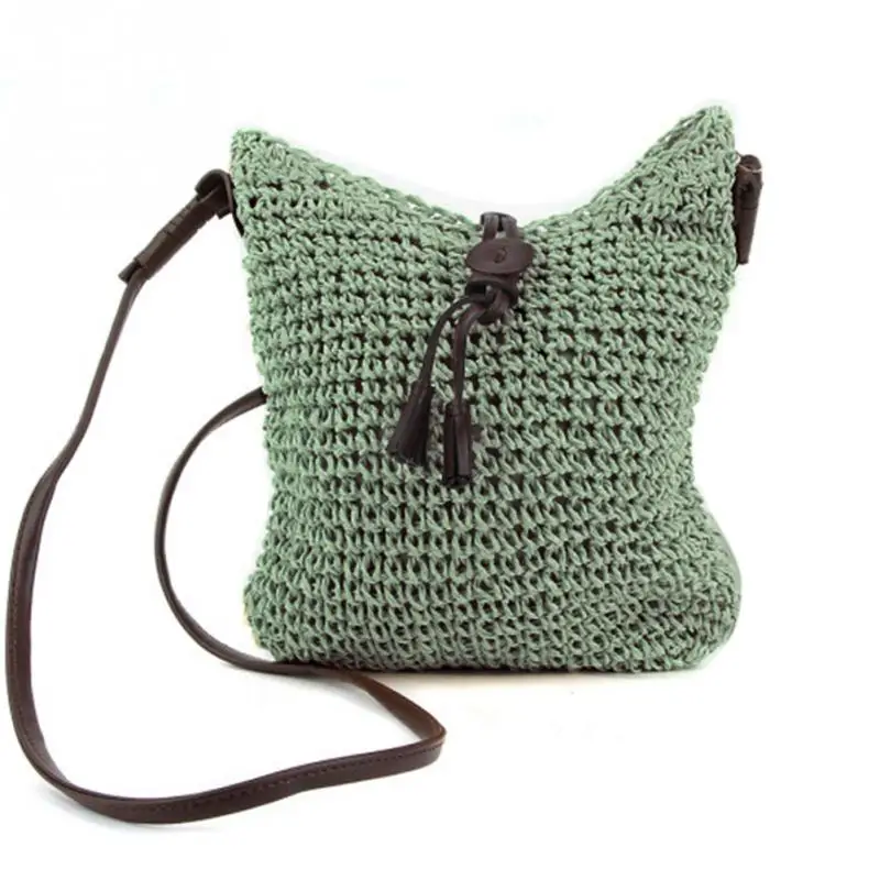 Women's Shoulder Bags Handbags Straw Beach Bag Crossbody Bags Hand Made