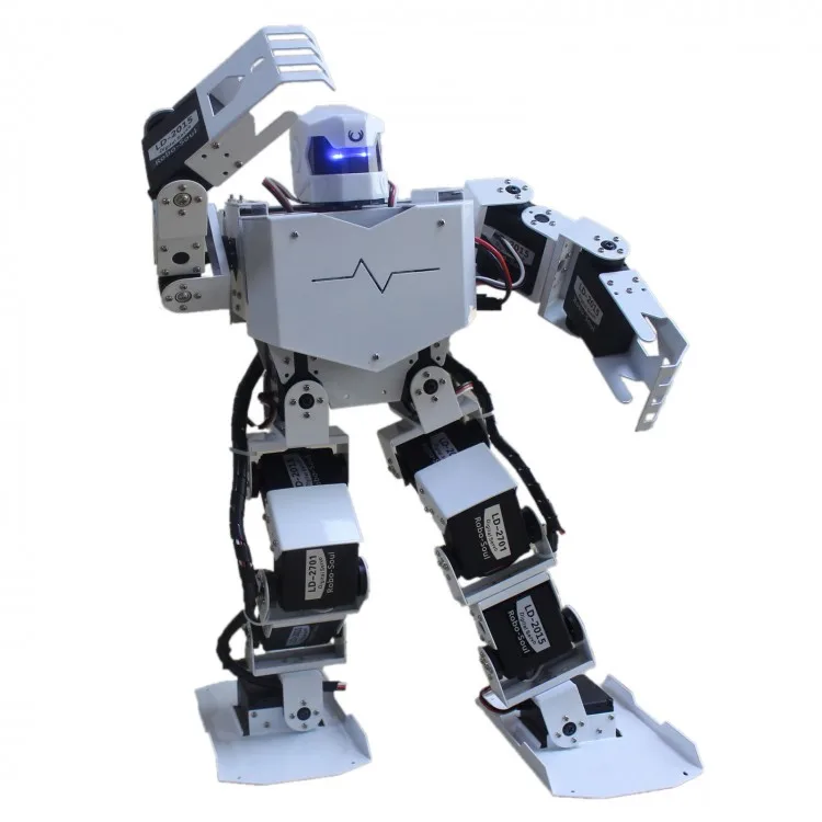 16DOF Robo-Soul H3s Biped Robtic двуногий человеческий робот комплект в алюминиевой раме с капюшоном на шлем