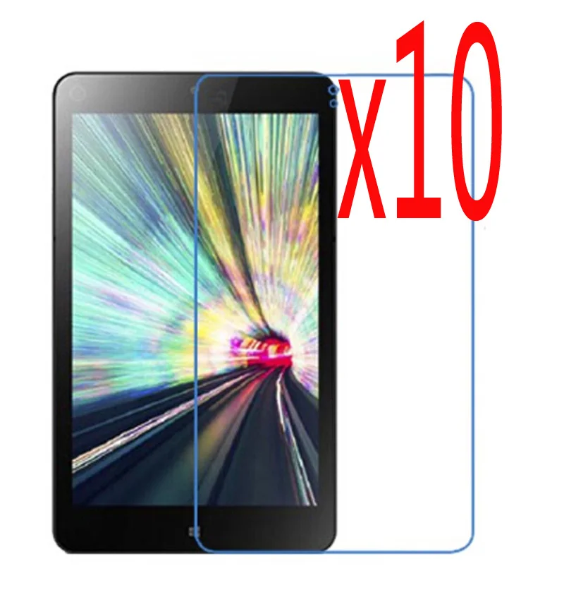 10x Прозрачная пленка + чистая ткань Защитная для ЖК экрана Lenovo Thinkpad 8 3 дюймов