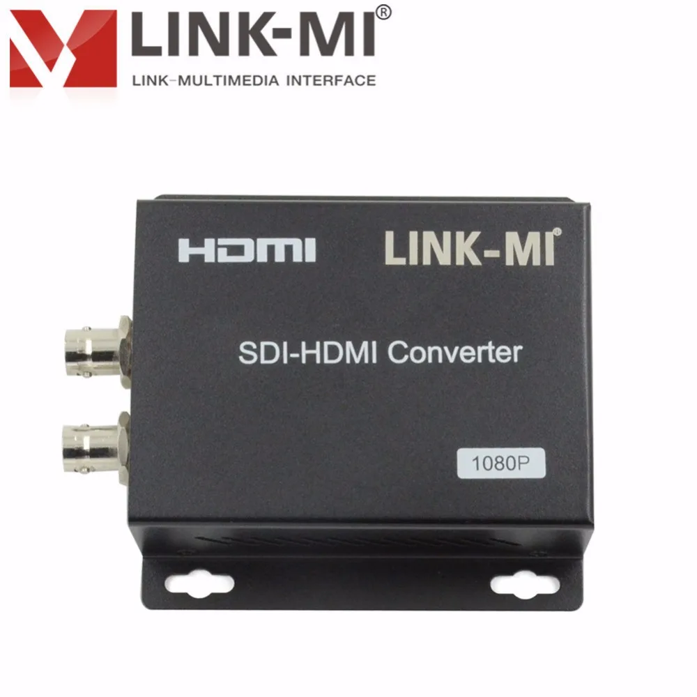 SD/HD SDI конвертер HDMI LINK-MI LM-SDH1 аудио-видео коробка совместимых HDCP по HDMI кабель для HDTV
