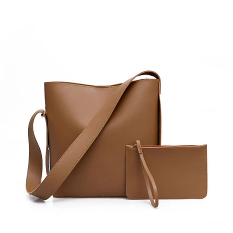

RURU monkey 2Pcs Women Handbag Female Fashion Multifunctional Composite Bag Women High-capacity Shopping Soft Shoulder Bags