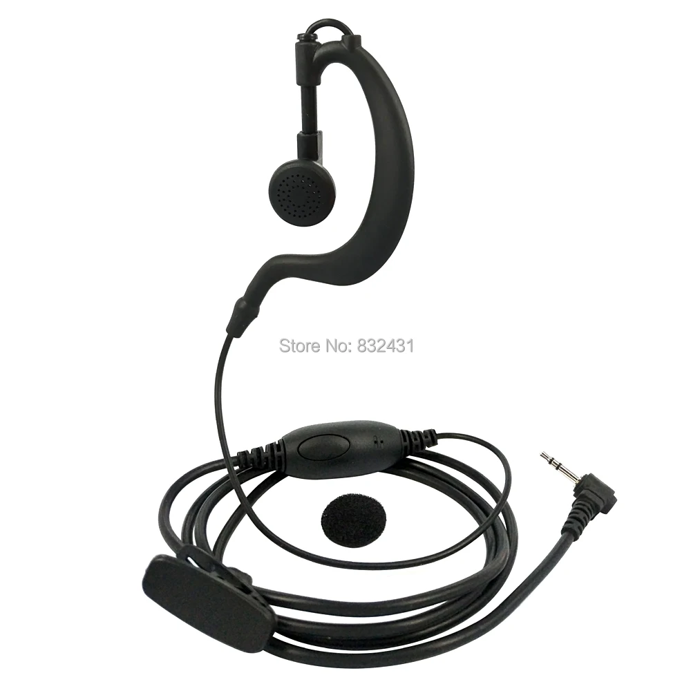 2.5mm Earhook Earpiece for Motorola Walkie Talkie 2