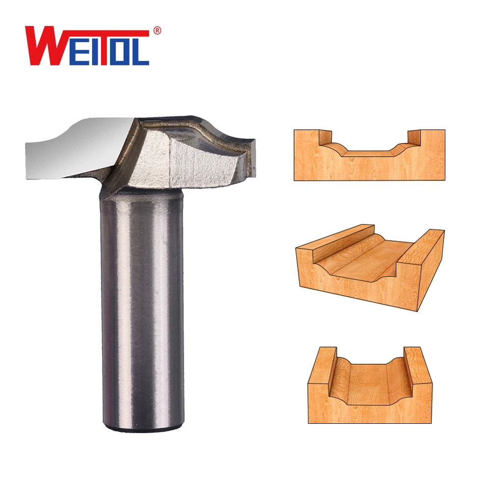 

WeiTol 1pcs Engraving Bit solid carbide router bit Woodworking Tools CNC milling cutter endmill for wood