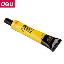 3 шт./лот Deli 7149 универсальный клей супер клея гель тип stong быстро сохнущий клей 20 мл/бутылка металлический пластиковый керамический клей для дерева
