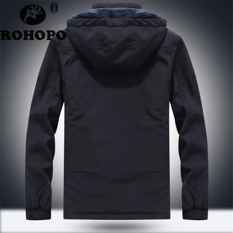 Winter Coat Men Fleece Keep Warm Waterproof Casual Army Sportswear Overcoat Jacket Windbreaker coat Hooded Hat Winter Military