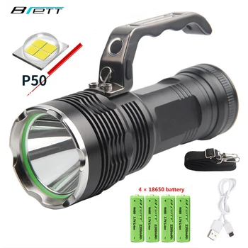 

Flashlight Cree xhp70 xhp50 flash light USE 18650 battery Rechargeable Hunting Camping Self Defense Powerful led Tactical Torch