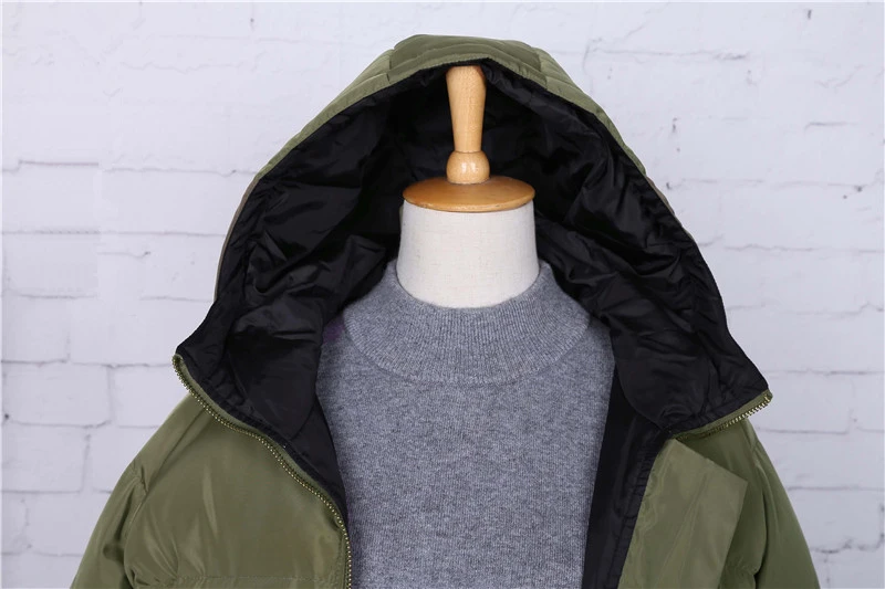 Women Winter Jacket White Duck Down Women Coat Long Cotton Padded Jackets Hooded Ladies Long Coats Big Pockets Warm Clothes CH649 (7)
