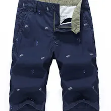 Летние пляжные шорты милитари новая брендовая одежда с принтом прямые мужские шорты Карго хлопковые мужские повседневные шорты с карманами ZDJP