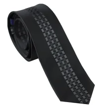 Галстуки мужские обтягивающие черные с серыми полосками жаккардовые микрофибры галстук узкий галстук 6 см платья рубашки wedinggravatas Corbata