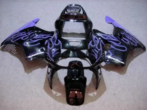 

Motorcycle Fairing kit for HONDA CBR900RR 893 96 97 CBR 900RR 1996 1997 CBR 900 ABS Purple flames black Fairings set+gifts HA21