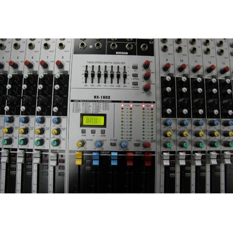 New Professional Audio DJ Mixer 16 Channels Mixing
