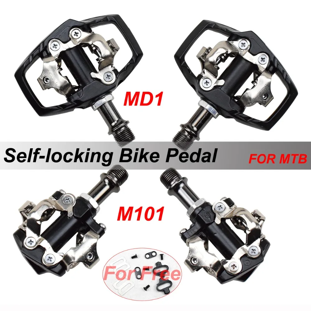 

Mountain Bicycle Ultralight Pedals SPD Clipless 9/16 Alloy MTB Bicycle Bike Pedal Self-locking Bicycle Pedals With Pedal Cleats