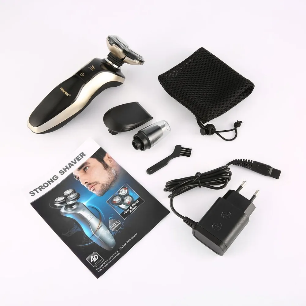 

Men Portable Rechargeable 3 in 1 Electric Shaver Multifunctional Razor Shaving Machine Waterproof Vibrissa Trimmer 3D Shaver