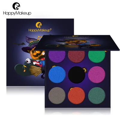 9 Colors Pumpkin Eyeshadow Palette Shimmer Matte Glitter Eye Shadow Pallete Pigmented Beauty Makeup Palette for Halloween Party 9 Colors Pumpkin Eyeshadow Palette Shimmer Matte Glitter Eye Shadow Pallete Pigmented Beauty Makeup Palette for Halloween Party