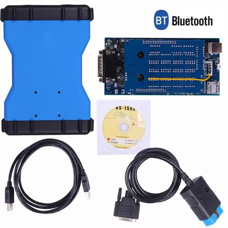 

Bluetooth TCS CDP Pro Plus Truck Auto OBD2 Code Scanner Scan Tool OBDII Diagnostic-tool Kit for Autocom with CD