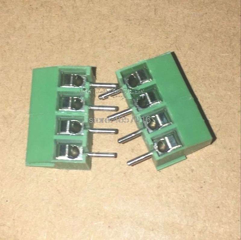 100 шт. KEFENG Φ KF350 4 контакта 3 5 мм прямой контактный разъем PCB винтовой клеммный блок