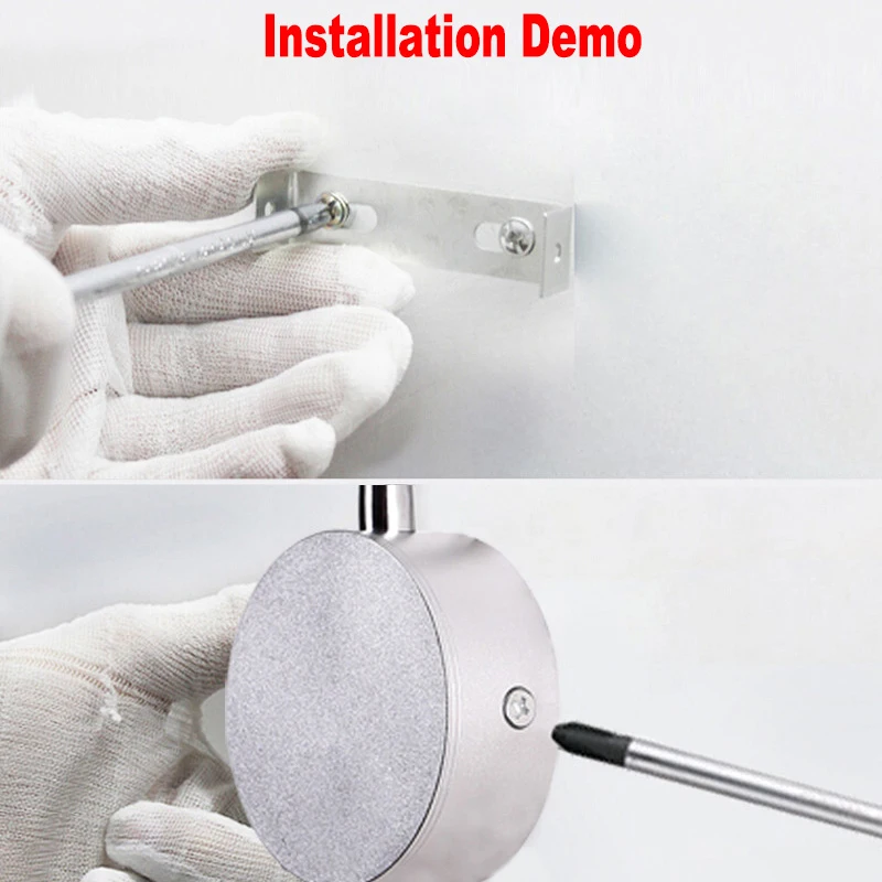 3 W светодиодный Wall Mount настольная лампа светильник подсветка для фотографий Мягкая трубка освещения Spotlight кнопка включения/выключения/N