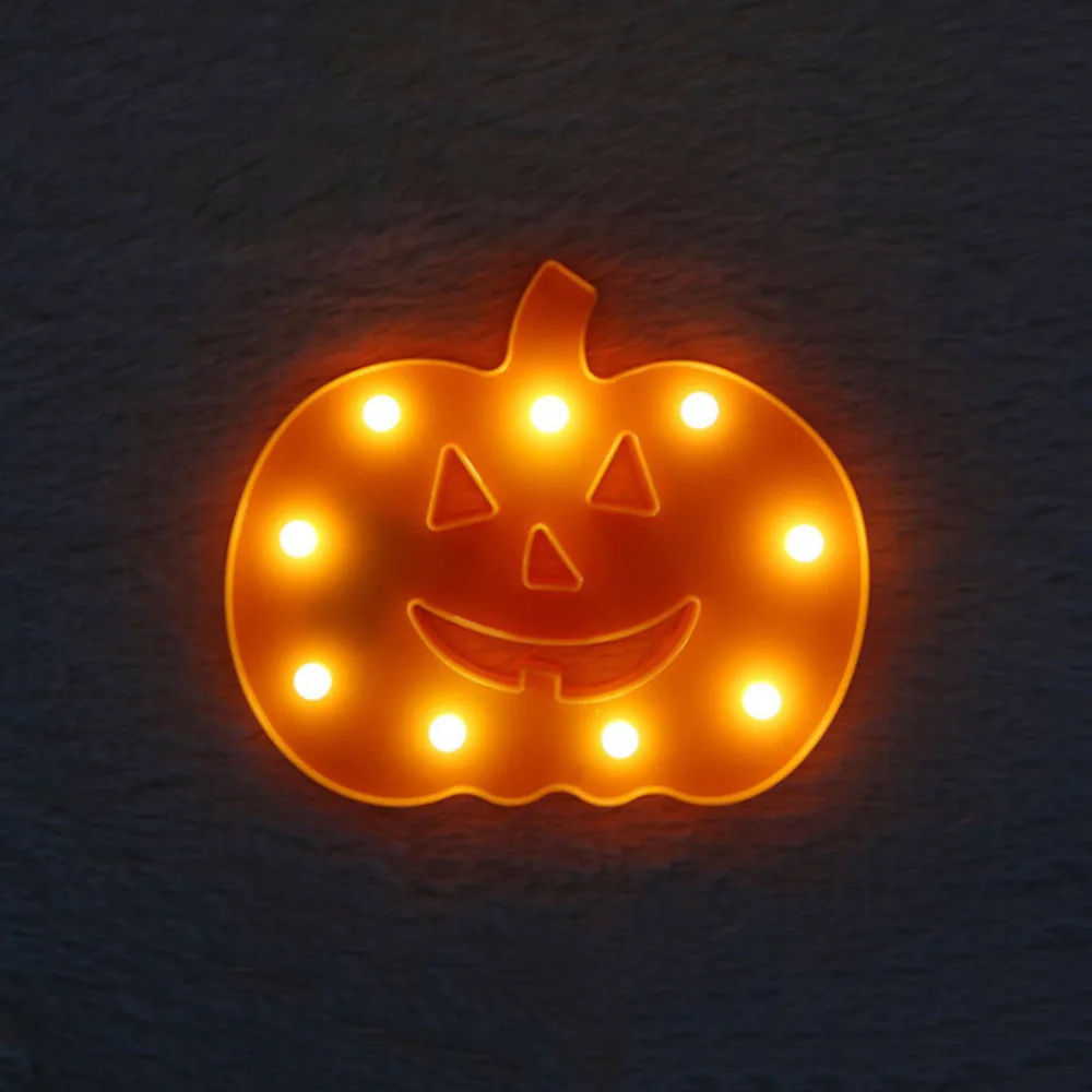 

Halloween Decorative Cute LED Pumpkin Lights Luminary Wall Table Bedside Lamp Cartoon Design Decor for Party Lighting Gifts