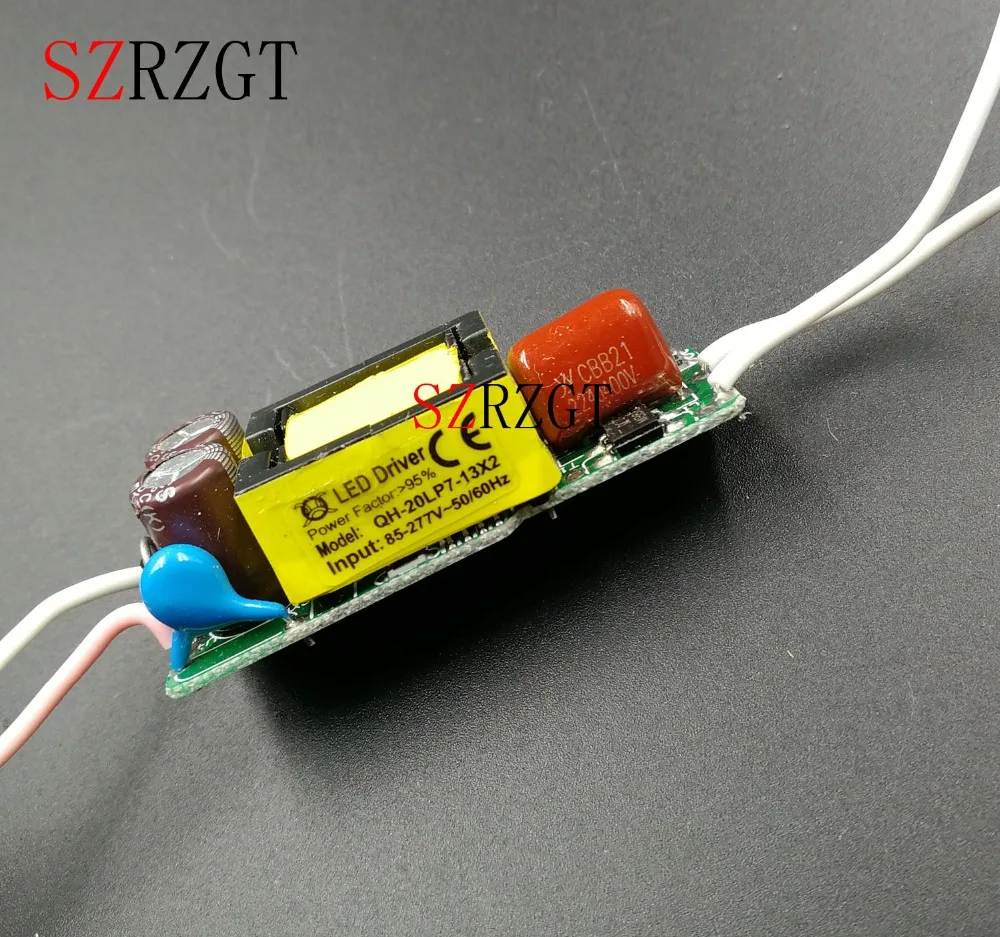 Светодиодная лампа 5 шт. 20 Вт AC85-277V 7-13x2W 450mA DC20-45V светодиодный блок питания с