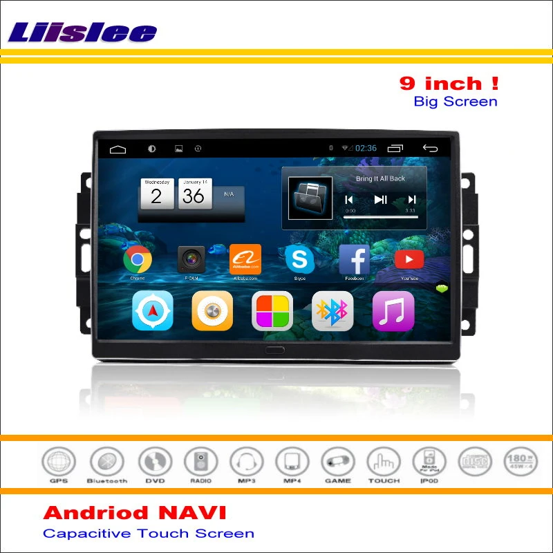 Liislee автомобильный Android gps NAV карта навигационная система для Chrysler 300 300C 2005~ 2010 Радио Аудио Видео Мультимедиа(без DVD плеера