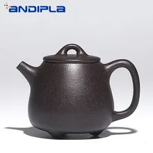 350 мл настоящий исинский чайный горшок с высоким камнем, совок, чайник Shi Piao, китайский, для здоровья, фиолетовая глина, ручной работы, заварочный чайник Zisha, чайная посуда