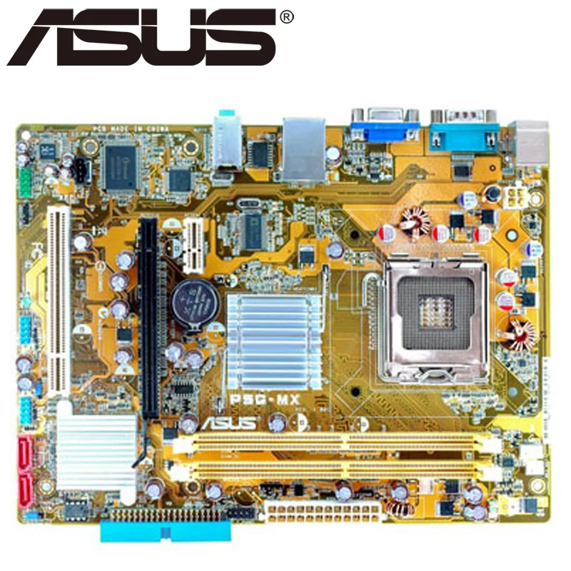 Asus P5gmx Desktop Motherboard 945gc Socket Lga For 775 Core2 Duo Pentium D/4 Celeron D Ddr2 4g
