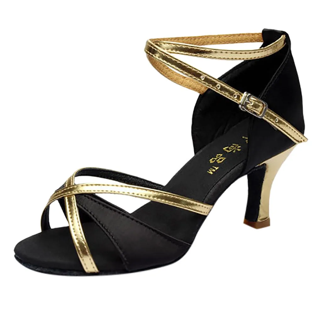Salsa Latin Dance Shoes For Women Girls Tango Ballroom Dance Shoes High Heels soft Dancing Shoes 3/5cm Ballroom Dance Sandals Salsa Latin Dance Shoes For Women Girls Tango Ballroom Dance Shoes High Heels soft Dancing Shoes 3/5cm Ballroom Dance Sandals