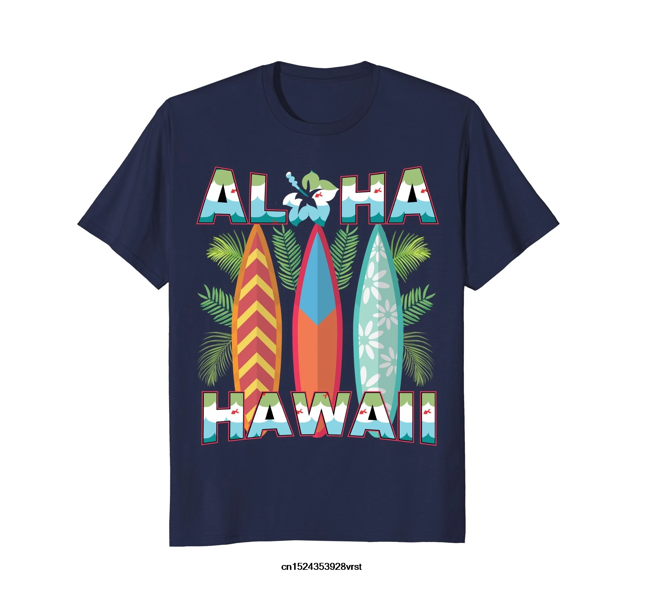 Funny men t shirt novelty tshirt women Artsy Hawaii Aloha State Summer Hawaiian Islands Tee T