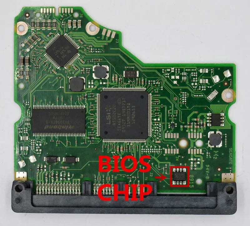 Seagate HDD PCB Материнская плата/100536501, 100536501 C, 100536501 REV B/4778, 6222, 7950, 8267/ST31000528AS