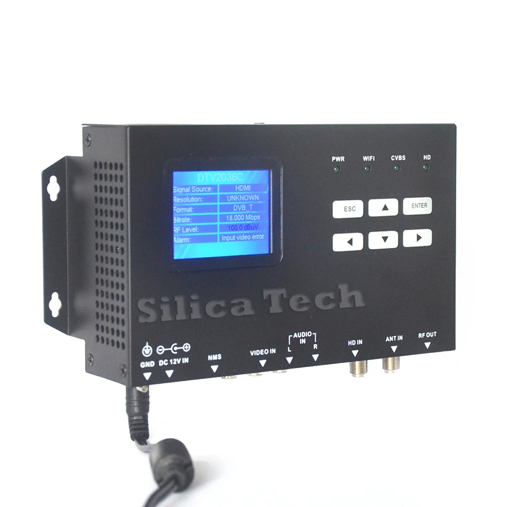 SOUKA SKD2036 1080P HD AV/HDMI 1 Route DVB-T модулятор, панель и настройка ethernet